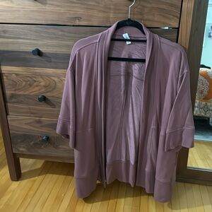 Athleta cropped sleeve cardigan